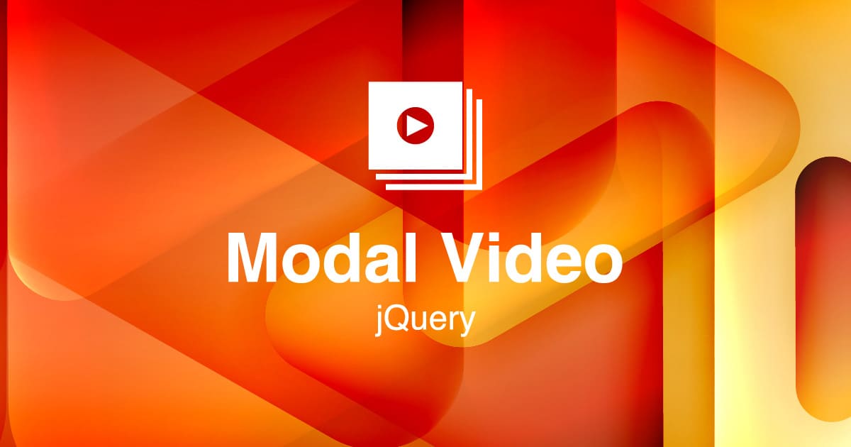 【modal-video.js使い方】YouTube、Vimeoをポップアップ再生する方法